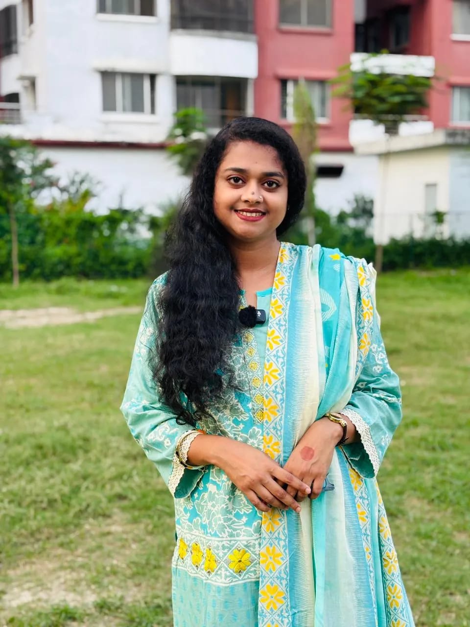 আড়ং ইন্সপায়ারড ফুল স্টিচড কটন এমব্রয়ডারি থ্রি-পিস