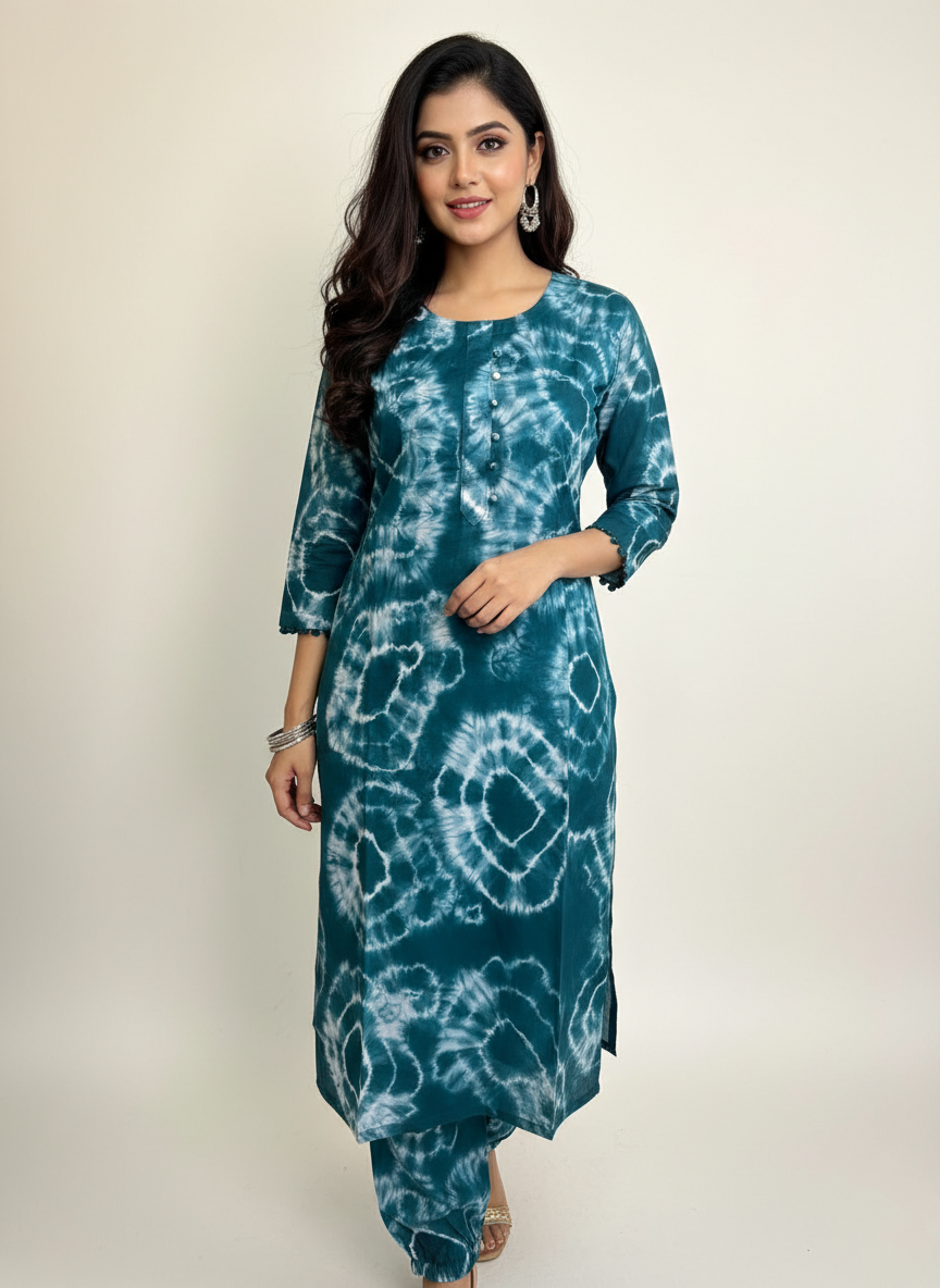 Pure Cotton Batik Co-ord Set