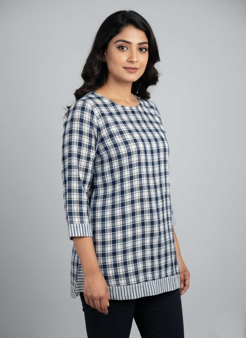 Elegant Pure Cotton Fotua