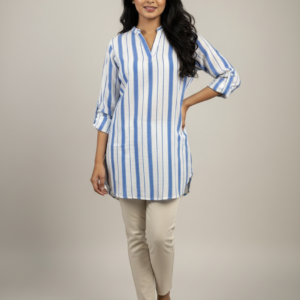 Pure Cotton Casual Top - Free Size Comfort
