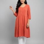 Women’s Crepe Cotton Frock - Comfort Meets Style