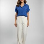 Elegant Soft Crepe Cheese Cotton Shirt
