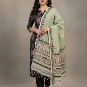 Coco Inspired Digital Print Unstitched Three Piece