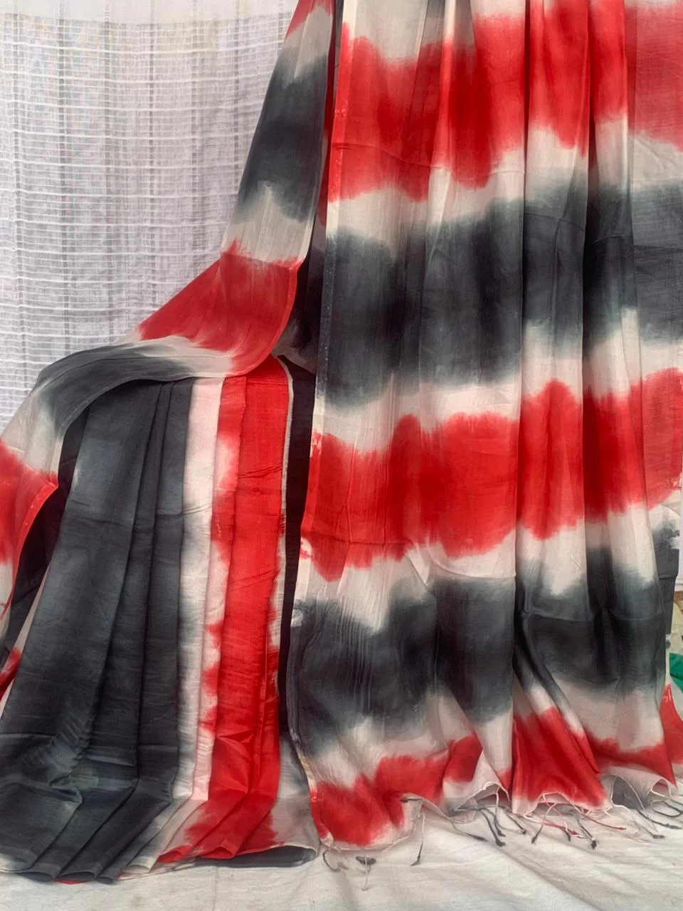 Shiburi Dye Silk Saree (6)