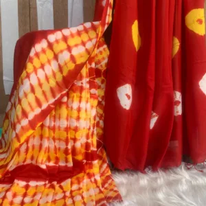 Shuch Shilpo Shiburi Dye Silk Saree